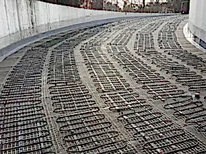 Rampa kar buz önleme sistemi rezistans kablo uygulaması